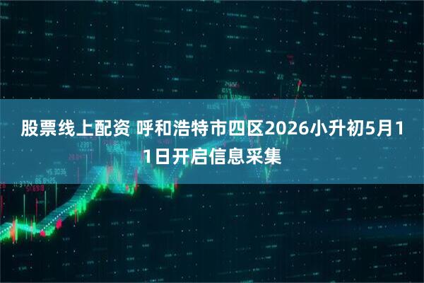 股票线上配资 呼和浩特市四区2026小升初5月11日开启信息采集