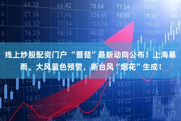 线上炒股配资门户 “蔷琵”最新动向公布！上海暴雨、大风蓝色预警，新台风“烟花”生成！